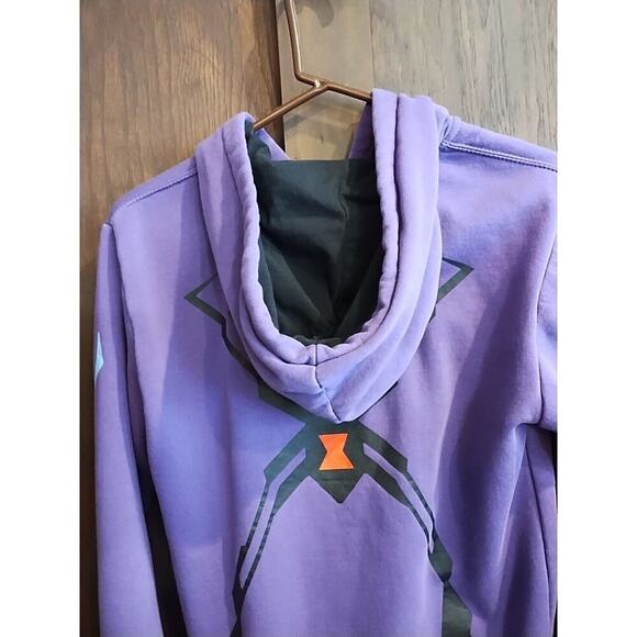 Jinx Blizzard Overwatch Widowmaker Hoodie Mens Small Purple Full Zip Sweatshirt - Picture 6 of 9